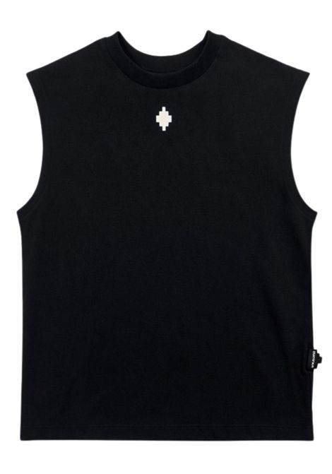 Unisex black cotton T-shirt MARCELO BURLON | BTH007NERO